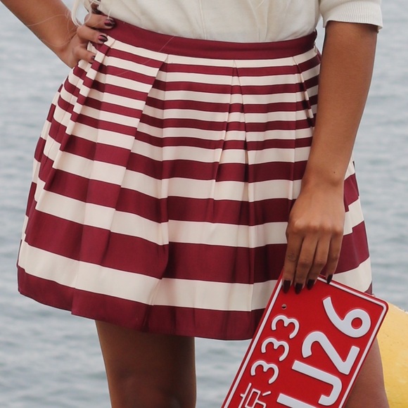 Forever 21 Striped Mini Skirt - Picture 1 of 10
